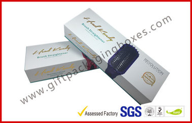 Printed Paper Electronics Packaging Box , Electronic Product Packaging Shape Customized