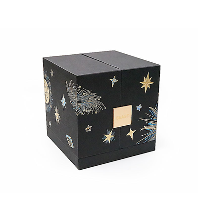 Custom double-door gift box paper box high-end jewelry gift box double drawer box