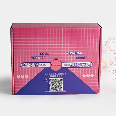 Customized corrugated paper airplane box cosmetics packaging box clothing scarves gift box