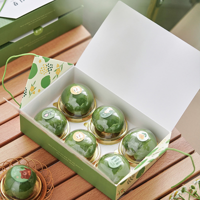 Handheld 6-grain dough packaging box Baked dessert afternoon tea picnic packaging gift box customized