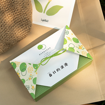 Handheld 6-grain dough packaging box Baked dessert afternoon tea picnic packaging gift box customized