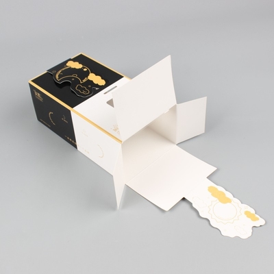 Exquisite Double Door Gift Packaging Boxes 4c Offset Printing Customization