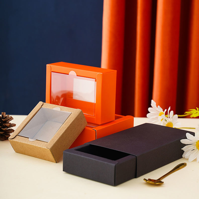 Kraft Paper Handmade Soap Box Customized Drawer Packaging Box