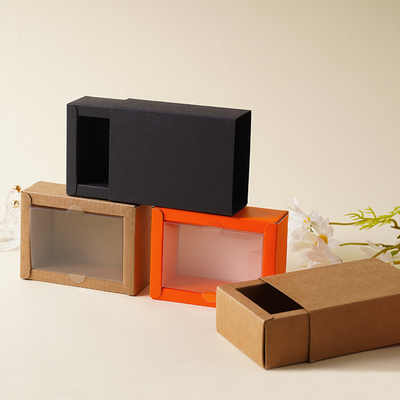 Kraft Paper Handmade Soap Box Customized Drawer Packaging Box