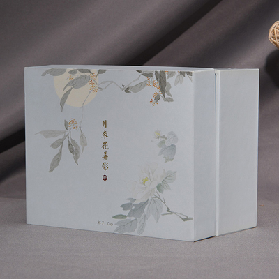 Customized Cup Packaging Box Square Shape UV Coating With Handle