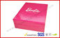 Hand craft Jewlery Gift Packaging Boxes , Custom Rigid Board Luxury Jewellery Ribbon Gift Box