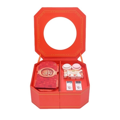 Mid Autumn Festival Creative Double Door Gift Box Paperboard Rigid Gift Boxes