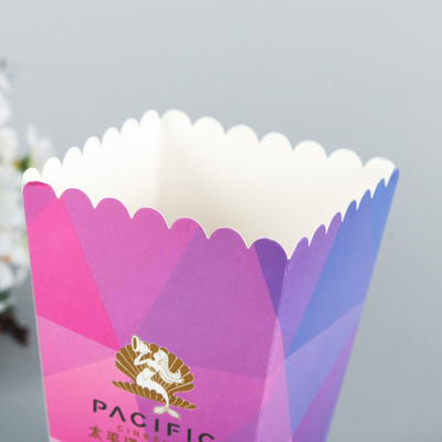 Customized Popcorn Box Square Snack Fast Food Package Popcorn Popcorn chicken Packaging Carton