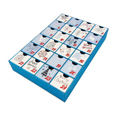 Christmas Day Comes 24 Days Countdown Calendar Blind Box Empty Box Countdown Pull Gift Box Customization