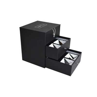 Multi Layer Drawer Style Jewelry Storage Box Multifunctional Ring Packaging