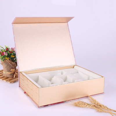 Custom flip type cosmetic packaging box, gilding and silver stamping facial mask gift box, color printing packaging box