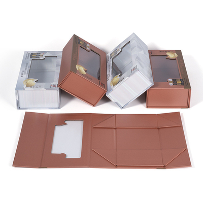 Flip magnet packaging box, high-end bird's nest folding box, customized product box