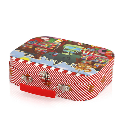Paper gift packaging box manufacturer customized paper children's high-end suitcase packaging gift box set handmade box