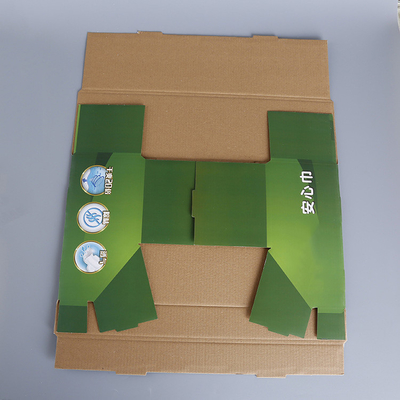 Customized Daily Necessities Rectangular Corrugated Color Box Paper Towel Packaging