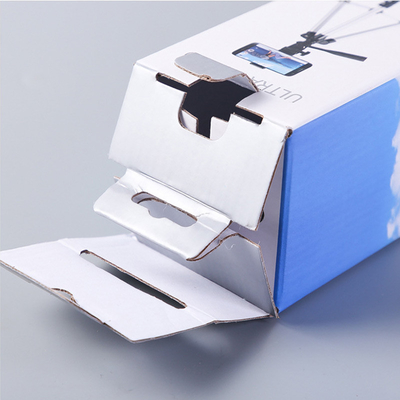 Tripod Packaging Box Customized Finger Ring Buckle Car Packaging Paper Box