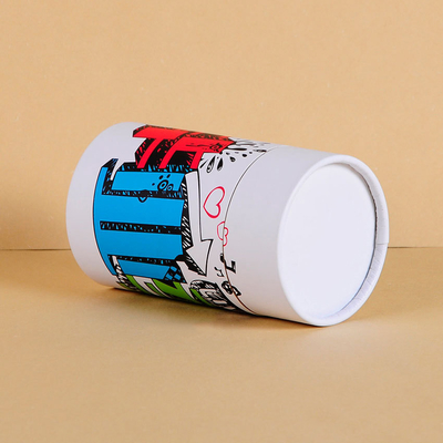 T-Shirt Paper Tube Round Graduation Season Clothing Packaging Box Customization