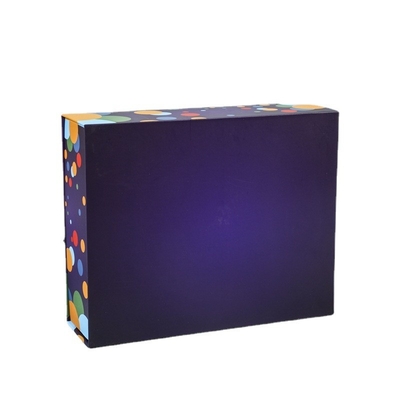 Folding packaging gift box, color paper box, printed logo, health product gift box customization