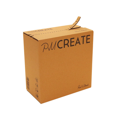 Customized double-sided color UV printing corrugated gift packaging box, express box, zipper cardboard box, customized