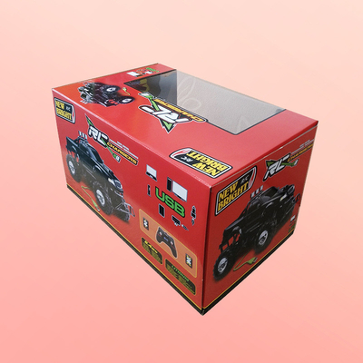 Creative plush toy window packaging box, puzzle toy window packaging box, remote control car box, customized