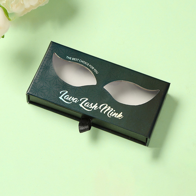 Customized eyelash storage box pull-out false eyelash packaging box UV printing process beauty eyelash gift box