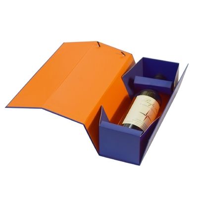 Folding Red Wine Box Customized Boutique Red Wine Packaging Box Single Pack Red Wine Gift Box Customization