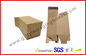 E / F Flute Custom Folded Corrugated Paper Box , White / Brown Cartons Packing Boxes in Shop