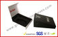 Black And White Printing Trapezoid Apparel Gift Packaging Boxes With EVA Foam