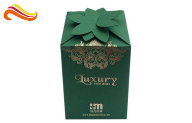 Fashion Green Card Board Packaging Box Rectangle for supermarket