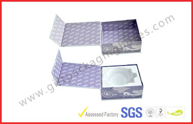 Heart Shape Perfume Packaging Rigid Gift Boxes with Plush PS tray for Present