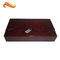 Crocodile Embossed Leather Square Luxury Gift Boxes With Golden Satin Covering