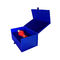 Solid Luxury Paper Gift Box , Blue Velvety Packaging,luxury gift boxes packaging