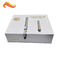 CMYK customized paper box with golden foil magnet electronics packaging box with plastic tray