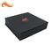 Chocolate Packing Custom Paper Packing Box Black Color With Food Grade Tray Insert