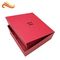Red Foldable Gift Custom Paper Packaging Box Long Lifespan With Magnetic Closure