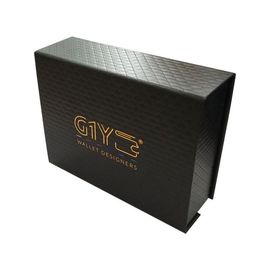 Magnet Rigid Gift Boxes Roller Paper Packaging Box Gold Foil