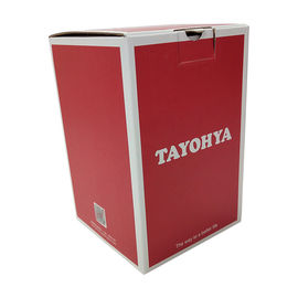 Custom Printed Corrugated Paper Box ,Cosmetic Packaging Mailer Box Red color