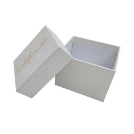 Hot Stamping Lid Base 21x7x5.5cm Cardboard Packaging Box