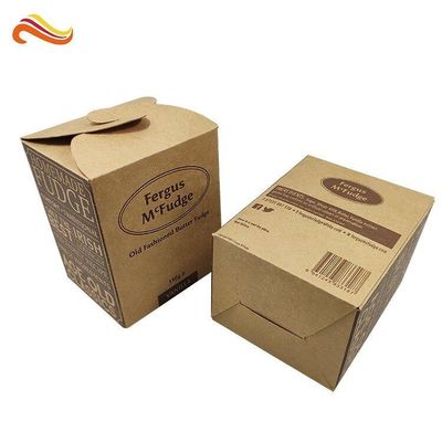 Offset Printing Ivory Board Kraft Paper Box For Handmade Fudge