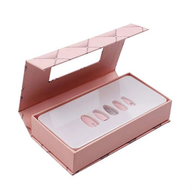 Paperboard Magnetic Cosmetic Nail Packaging Boxes