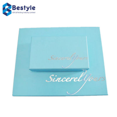 Bespok Bluish Cardboard Packaging Box for Promotional Gifts