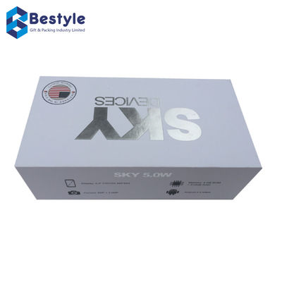 Magnetic Electronic Products Packaging Box With Hot Stamping