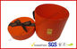 Round Luxury Gift Boxes / PVC Lamination Ribbon Gift Cylinder