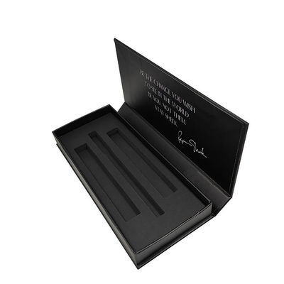 Lipstick 1000 gsm Cardboard Cosmetic Packaging Boxes Matt Black