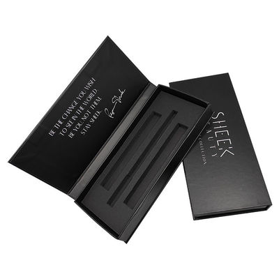 Lipstick 1000 gsm Cardboard Cosmetic Packaging Boxes Matt Black