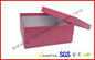 Rigid Luxury Pink Gift Boxes Matt Lamination , jewelry gift boxes
