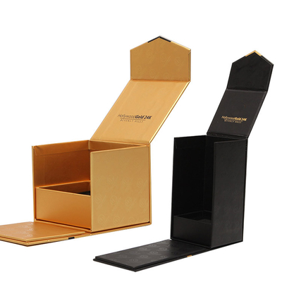 Luxurious Cardboard Packing Gift Box For 50ml Perfume Cosmetic Bottles