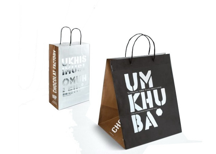 Uv Coating Paper Shopping Bag For Clothes Packaging