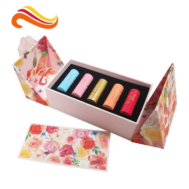 Paperboard Lipstick Skin Care Box Packaging , Eco Friendly Cosmetic ...